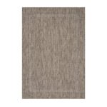 Outdoor Teppich,  Unicolor - Einfarbig, Farbe Braun, Teppich für Terasse-Balkon-Küche, Rücken aus Polypropylen, Größe: 280 x 370 cm