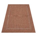 Outdoor Teppich,  Unicolor - Einfarbig, Farbe Kupfer, Teppich für Terasse-Balkon-Küche, Rücken aus Polypropylen, Größe: 80 x 150 cm - Afbeelding 3