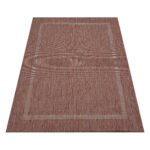 Outdoor Teppich, Unicolor - Einfarbig, Farbe Rot, Teppich für Terasse-Balkon-Küche, Rücken aus Polypropylen, Größe: 240 x 340 cm - Afbeelding 3