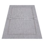 Outdoor Teppich,  Unicolor - Einfarbig, Farbe Silber, Teppich für Terasse-Balkon-Küche, Rücken aus Polypropylen, Größe: 160 cm x 230 cm - Afbeelding 3