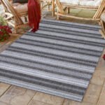 SUNNY Buitentapijt 120 x 170 cm Zwart - Afbeelding 2