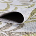 Outdoor Teppich,  Palmen Design, Farbe Beige, Teppich für Terasse-Balkon-Küche, Rücken aus Polypropylen, Größe: 80 x 250 cm - Afbeelding 5