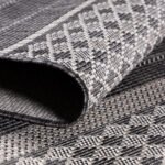 Outdoor Teppich,  Vintage Design, Farbe Beige, Teppich für Terasse-Balkon-Küche, Rücken aus Polypropylen, Größe: 80 x 250 cm - Afbeelding 5