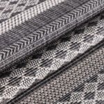 Outdoor Teppich,  Vintage Design, Farbe Beige, Teppich für Terasse-Balkon-Küche, Rücken aus Polypropylen, Größe: 80 x 250 cm - Afbeelding 6