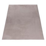 Hochflor Teppich,  Unicolor - Einfarbig, Farbe Beige, Teppich für Wohnzimmer, Rücken aus Baumwolle, Größe: 80 x 250 cm - Afbeelding 3