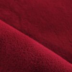 Hochflor Teppich,  Unicolor - Einfarbig, Farbe Rot, Teppich für Wohnzimmer, Rücken aus Baumwolle, Größe: 80 x 250 cm - Afbeelding 5