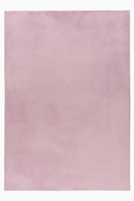 Pouffy Kortpolig vloerkleed Effen – Oudroze (5100)