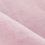 Hochflor Teppich,  Unicolor - Einfarbig, Farbe Rosa, Teppich für Wohnzimmer, Rücken aus Baumwolle, Größe: 80 x 250 cm - Afbeelding 5