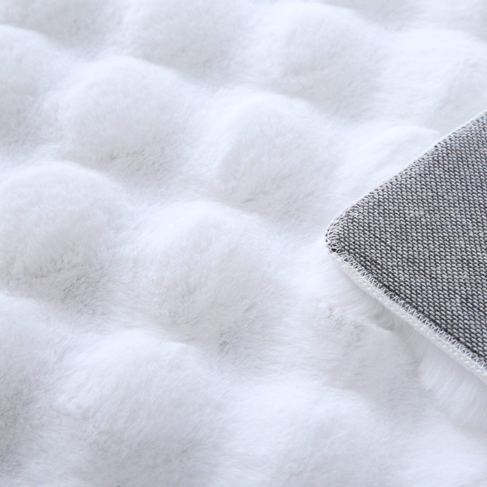 Ambiance Wasbaar vloerkleed Effen – Wit (5110)