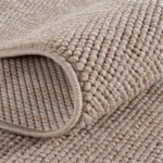 HELIX Kortpolig tapijt 140 x 200 cm Beige - Afbeelding 3