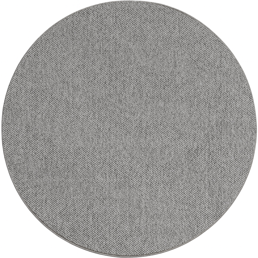 11973 HELIX Kortpolig tapijt 200 x 200 cm Zilver - Afbeelding 1