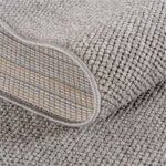 HELIX Kortpolig tapijt 200 x 200 cm Zilver - Afbeelding 3