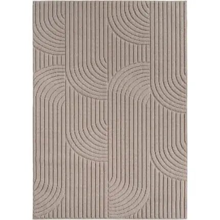 Helix Kortpolig vloerkleed Effen – Beige (2201)