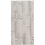 HELIX Kortpolig tapijt 80 x 150 cm Crème
