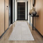 HELIX Kortpolig tapijt 80 x 250 cm Crème - Afbeelding 2