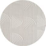 HELIX Kortpolig tapijt 80 x 80 cm Crème