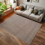 HELIX Kortpolig tapijt 200 x 290 cm Beige - Afbeelding 2