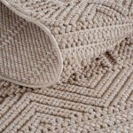 HELIX Kortpolig tapijt 200 x 290 cm Beige - Afbeelding 3