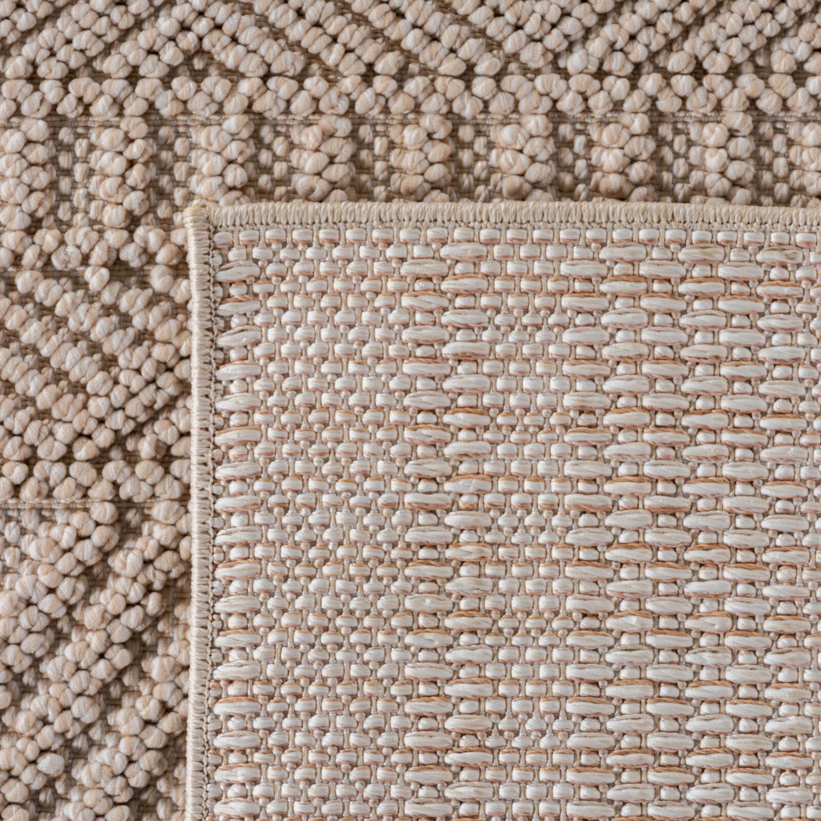Helix Kortpolig vloerkleed Effen – Beige (2202)