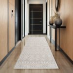 HELIX Kortpolig tapijt 80 x 250 cm Crème - Afbeelding 2