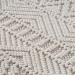 HELIX Kortpolig tapijt 140 x 200 cm Crème - Afbeelding 6