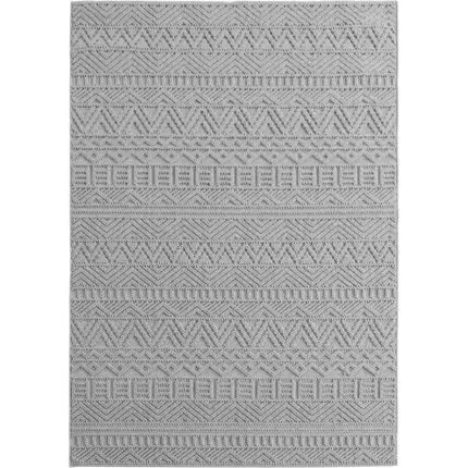Helix Kortpolig vloerkleed Effen – Zilver (2202)