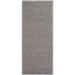 HELIX Kortpolig tapijt 80 x 250 cm Zilver
