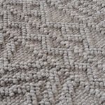 Indoor Teppich, Unicolor- Einfarbig, Farbe Silber, Teppich für Wohnzimmer, Rücken aus Fibrilliertes Garn, Größe: 120 cm x 170 cm - Afbeelding 6