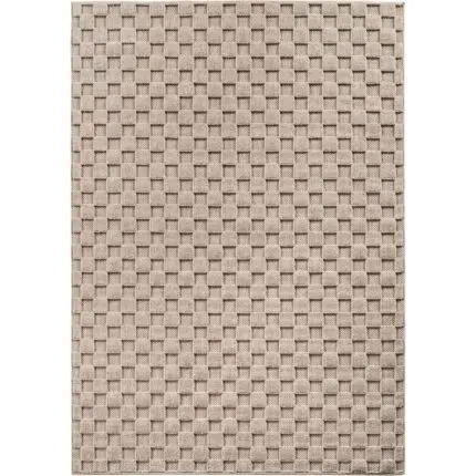 Helix Kortpolig vloerkleed Effen – Beige (2203)