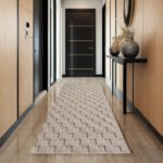 HELIX Kortpolig tapijt 80 x 250 cm Beige - Afbeelding 2