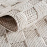 HELIX Kortpolig tapijt 140 x 200 cm Crème - Afbeelding 3