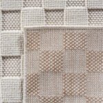 HELIX Kortpolig tapijt 140 x 200 cm Crème - Afbeelding 5