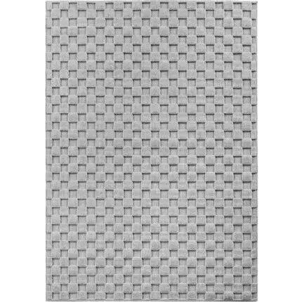 Helix Kortpolig vloerkleed Effen – Zilver (2203)