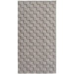 HELIX Kortpolig tapijt 80 x 150 cm Zilver