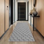 HELIX Kortpolig tapijt 80 x 150 cm Zilver - Afbeelding 2
