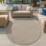 AYYILDIZ In-/Outdoorteppich NOVA 1201 Beige 160 x 160 cm - Afbeelding 2