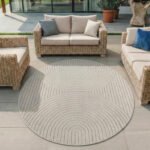 AYYILDIZ In-/Outdoorteppich NOVA 1201 Creme 80 x 80 cm - Afbeelding 2