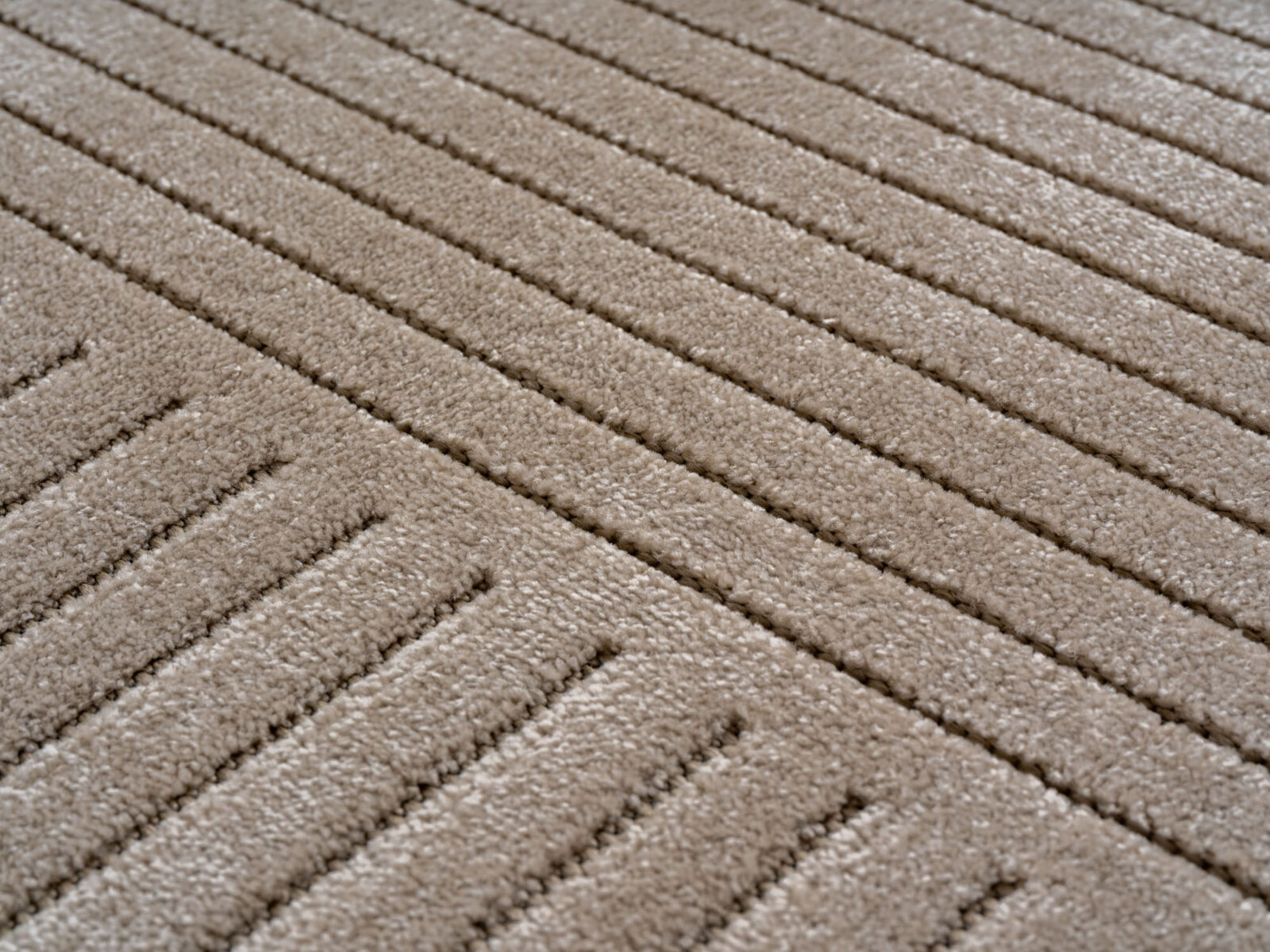 Nova Binnen- en buitenkleed Scandinavisch 3D-design – Beige (1202)
