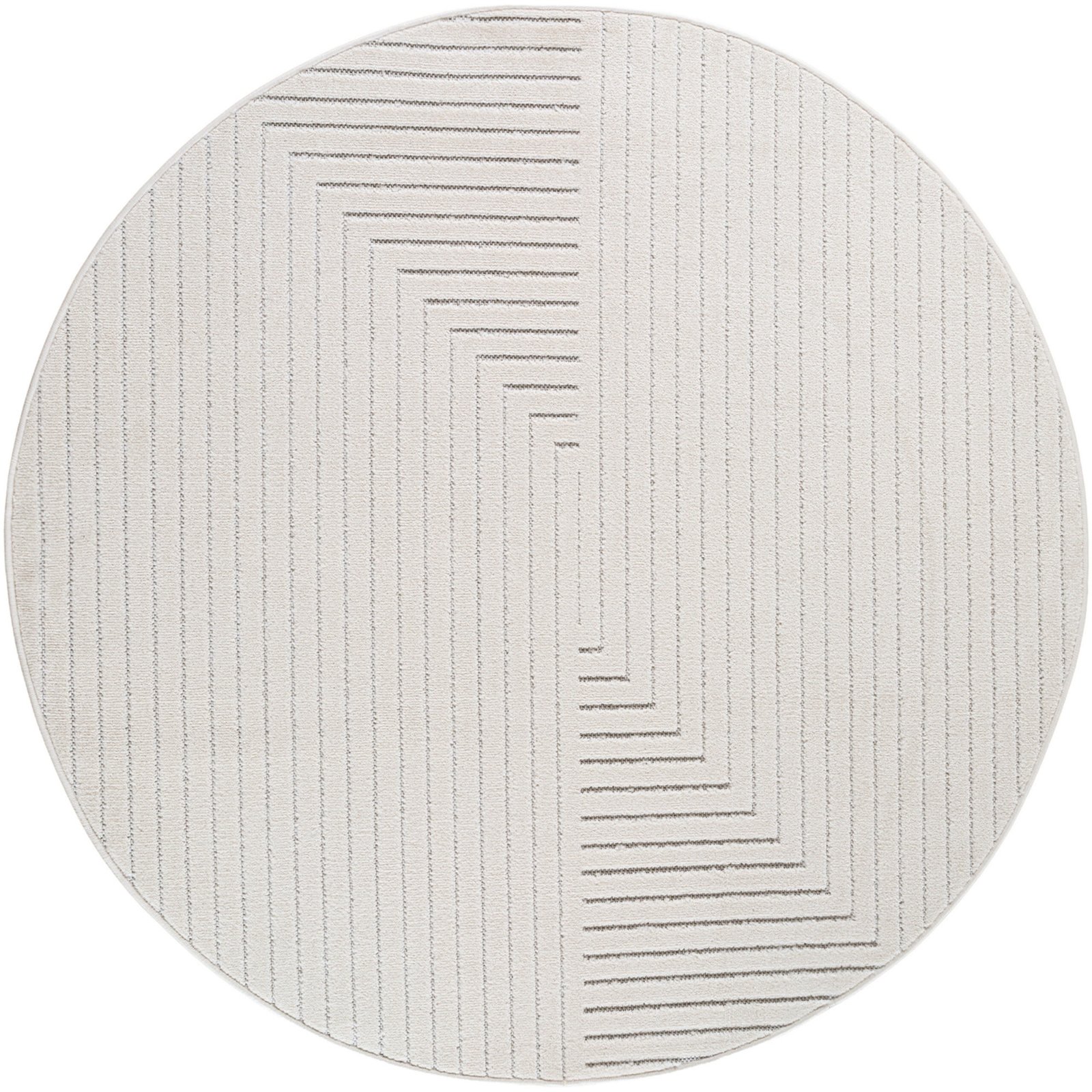 12180 AYYILDIZ In-/Outdoorteppich NOVA 1202 Creme 200 x 200 cm - Afbeelding 1