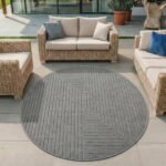 AYYILDIZ In-/Outdoorteppich NOVA 1202 Silber 200 x 200 cm - Afbeelding 2