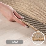 AYYILDIZ In-/Outdoorteppich TIMBER 1402 Beige 160 x 160 cm - Afbeelding 4