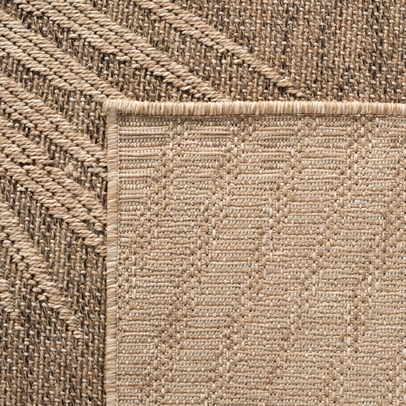 Timber Binnen- en buitenkleed Jute-look – Bruin (1403)