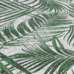 Outdoor Teppich,  Palmen Design, Farbe Grün, Teppich für Terasse-Balkon-Küche, Rücken aus Polypropylen, Größe: 240 x 340 cm - Afbeelding 7