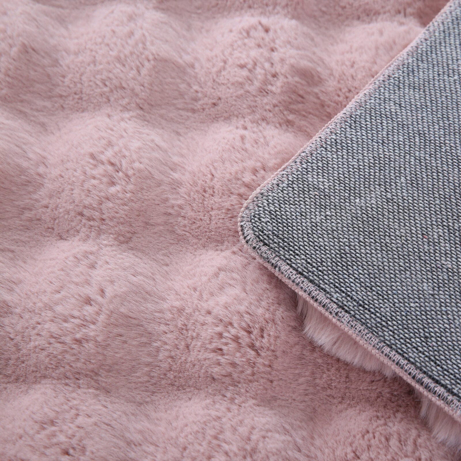Ambiance Wasbaar vloerkleed Effen – Oudroze (5110)