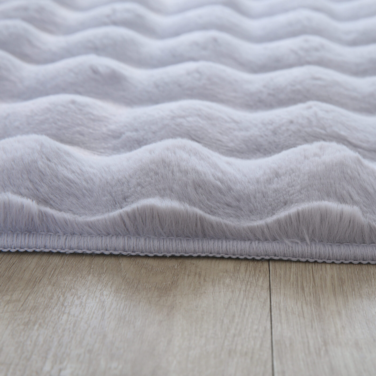 Ambiance Wasbaar vloerkleed Effen – Zilver (5110)