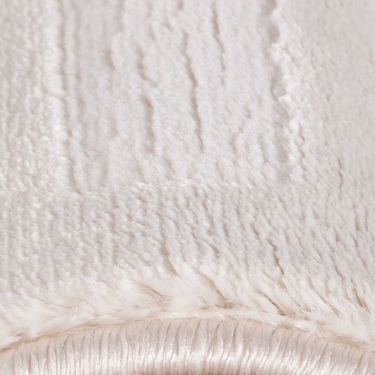 Sahara Kortpolig vloerkleed 3D-design – Crème (1111)