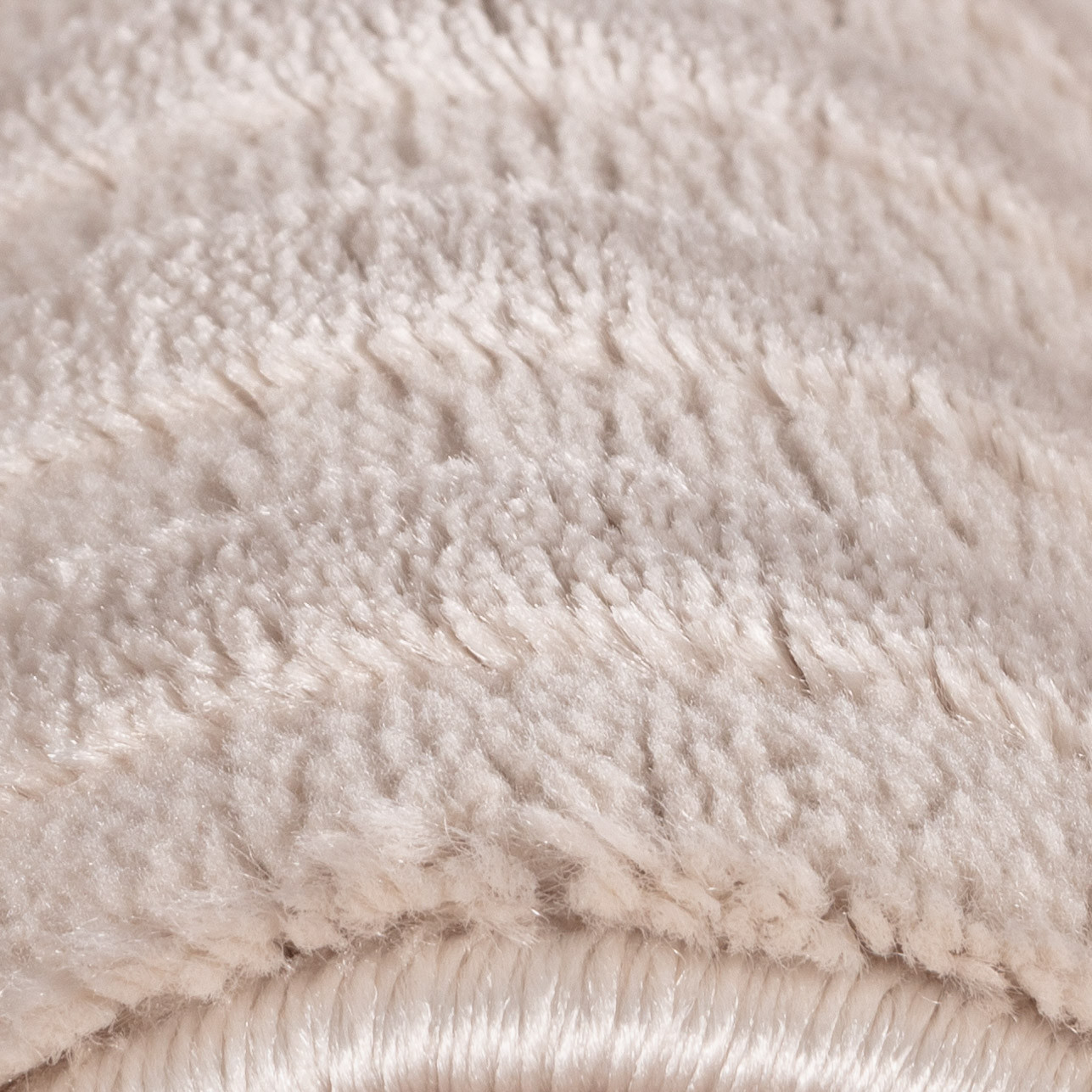 Sahara Kortpolig vloerkleed 3D-design – Beige (1112)