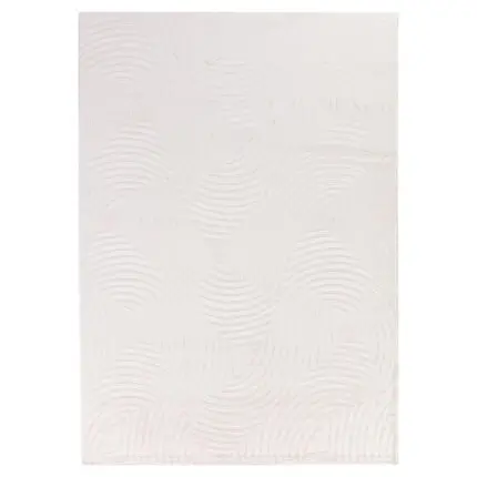 Sahara Kortpolig vloerkleed 3D-design – Crème (1113)