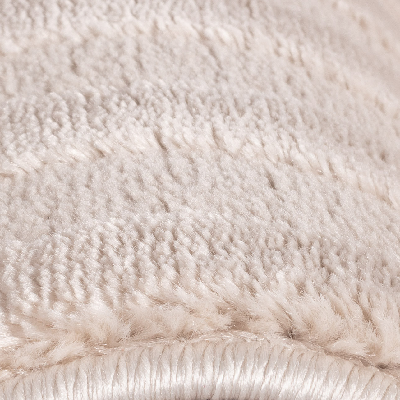 Sahara Kortpolig vloerkleed 3D-design – Beige (1114)