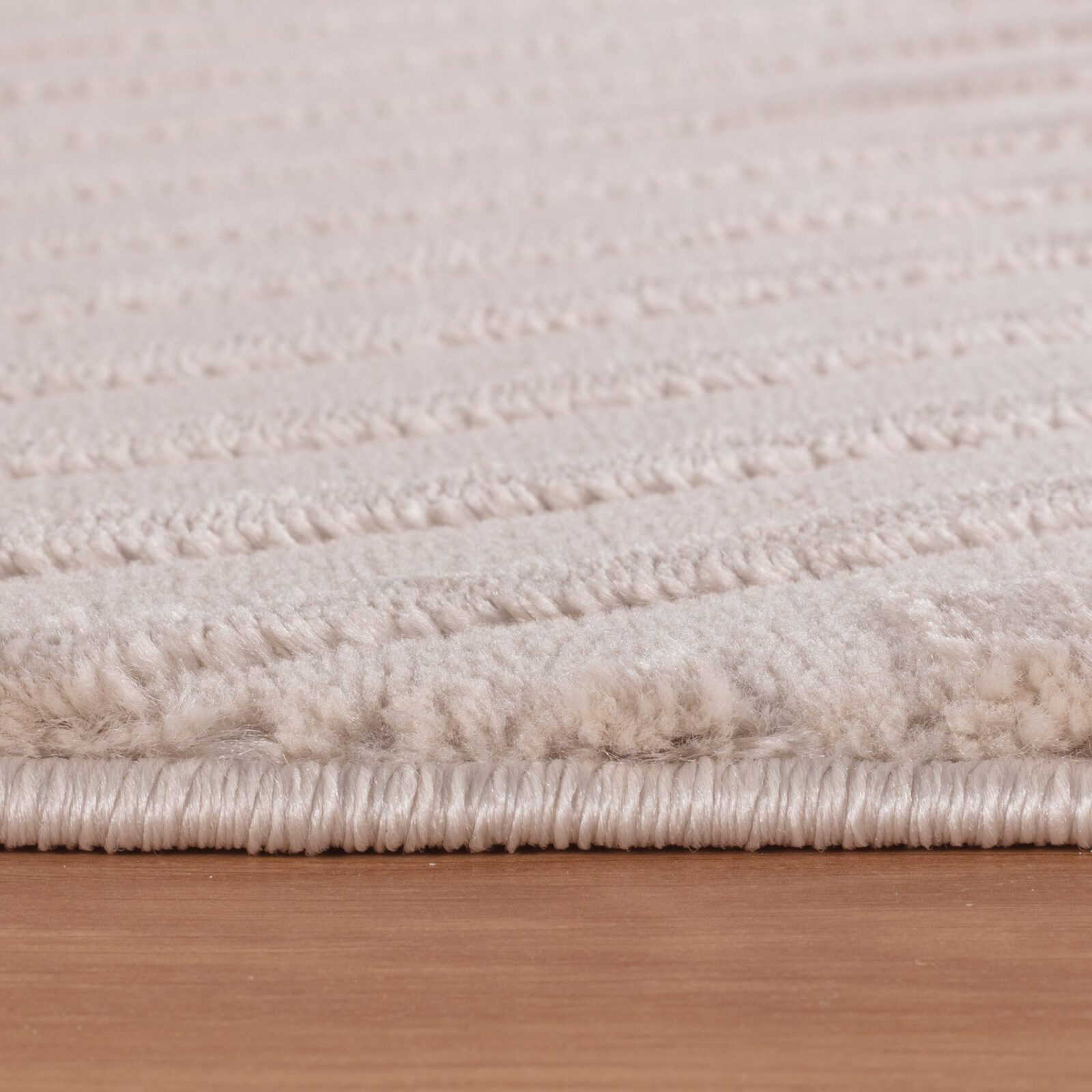 Sahara Kortpolig vloerkleed 3D-design – Beige (1115)